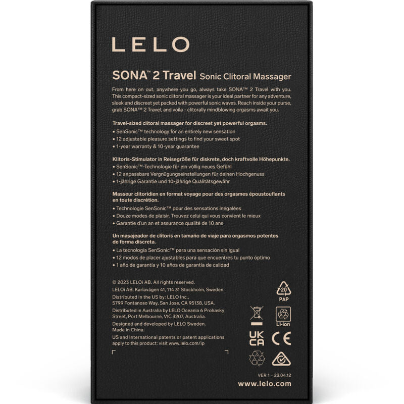 Stimulateur Clitoridien Sona 2 Travel Rose - Lelo