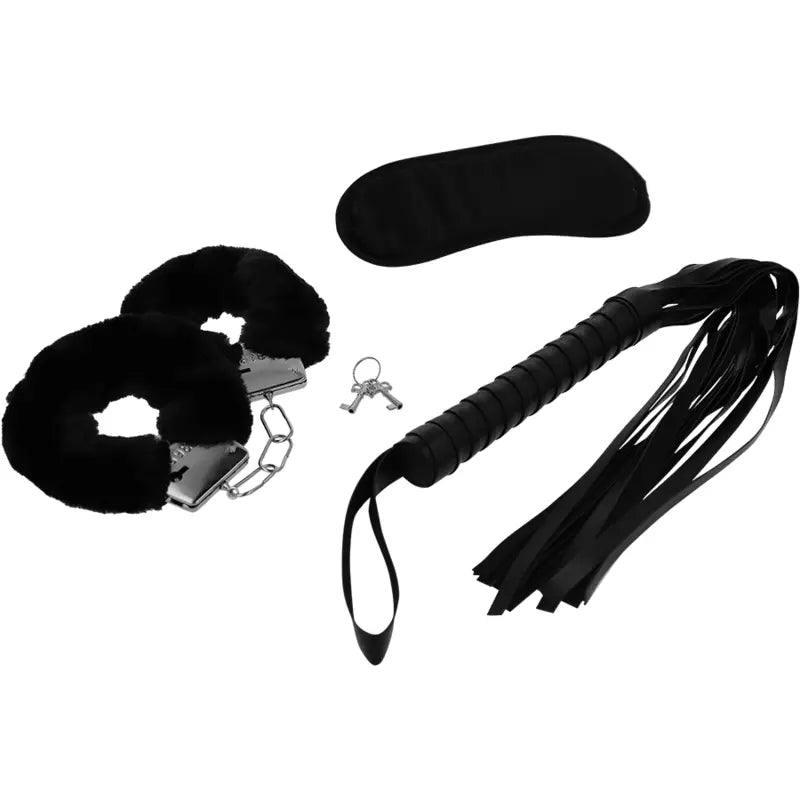 Kit BDSM Intense Fetish Playset 1 Cuir Végétalien - Intense