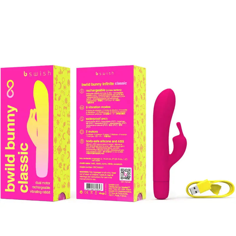 B Swish – Vibromasseur Rabbit Bwild Bunny Infinite Classic – Rose