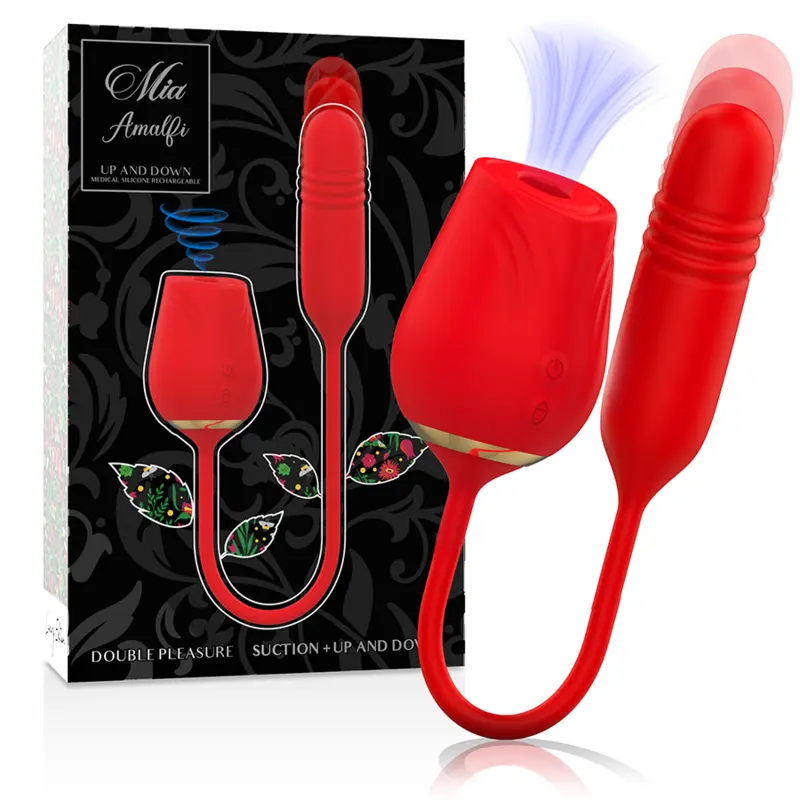Vibromasseur double plaisir Mia Amalfi succion et vibration - Mia