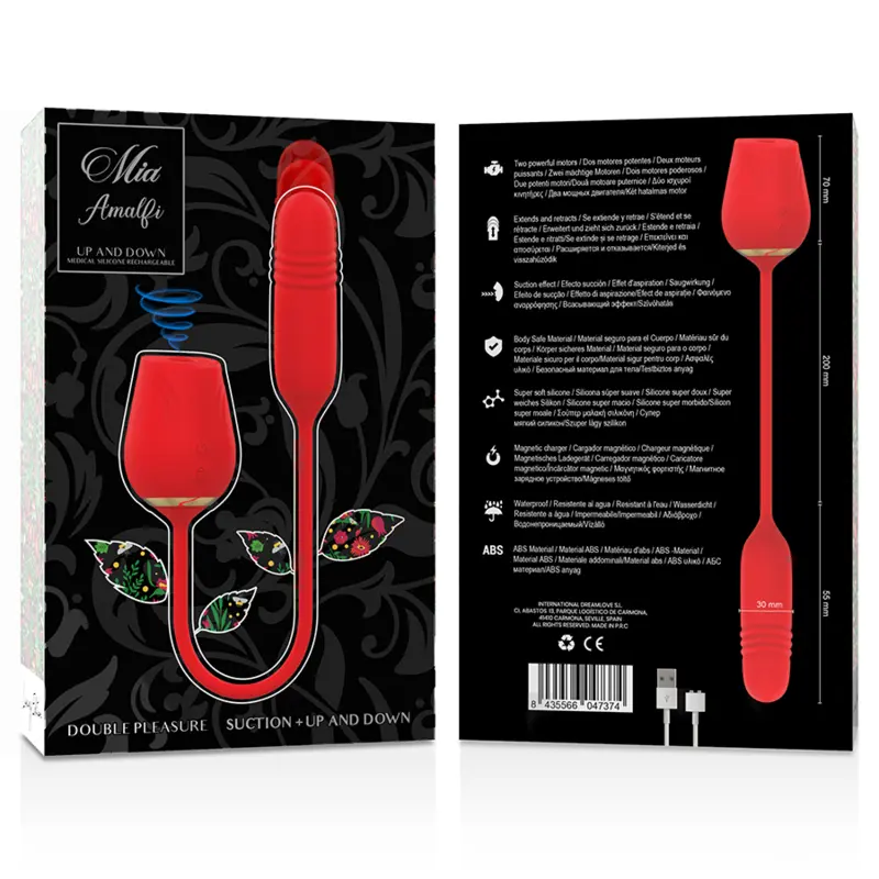 Vibromasseur double plaisir Mia Amalfi succion et vibration - Mia