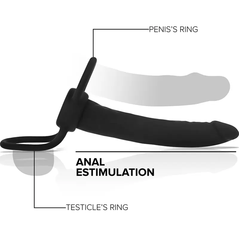 Gode Anal Cobi Onyx 13cm avec Anneaux - Mythology - MYTHOLOGY FANTASY DILDO