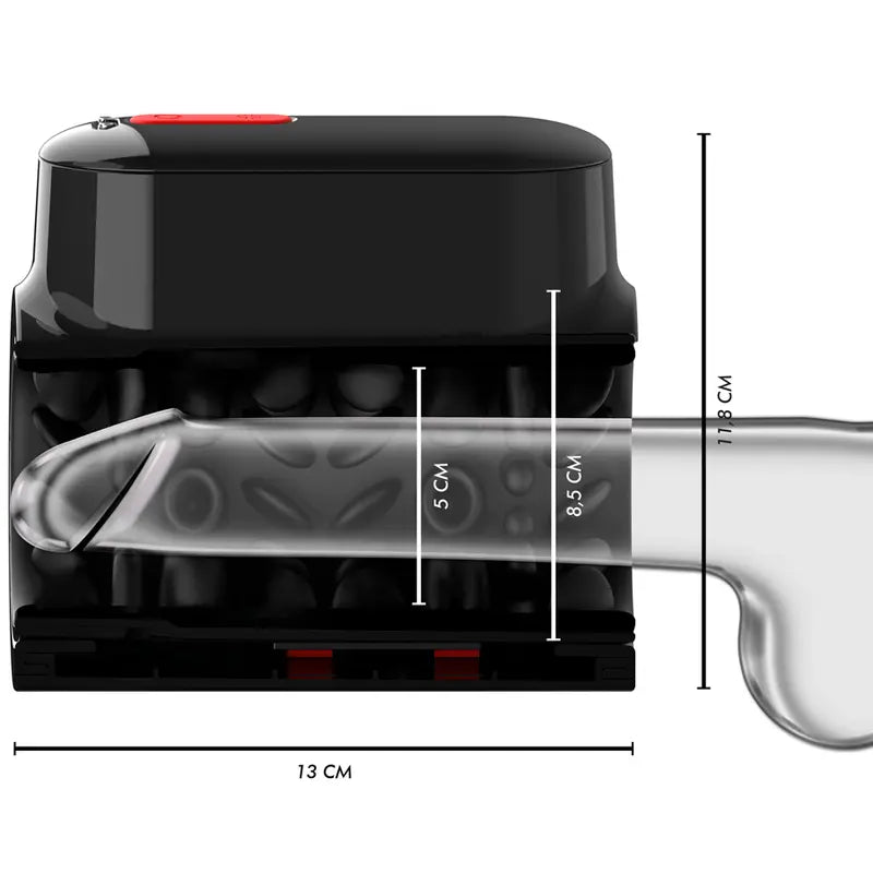 Masturbateur Masculin JamyJob Vortex Rotation Tech Turbo Noir