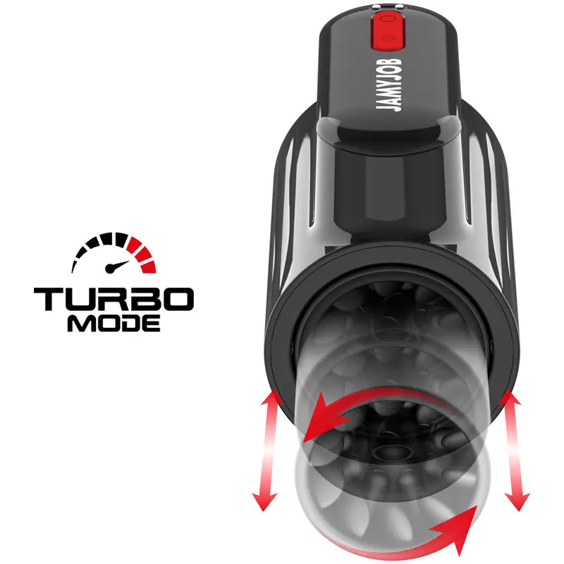 Masturbateur Masculin JamyJob Vortex Rotation Tech Turbo Noir