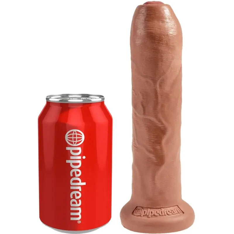 Realistischer Dildo King Cock Ungeschnitten 17,8 cm Karamell - Pipedream