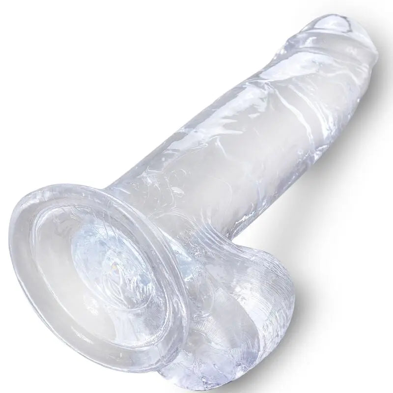 Gode Réaliste King Cock Clear Transparent 15,2cm - Pipedream