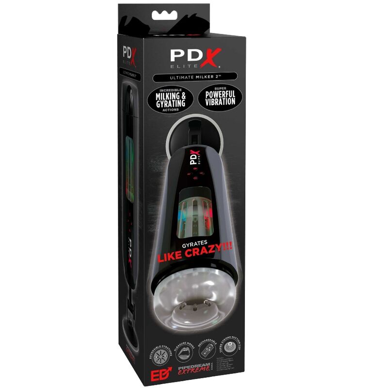 Masturbateur Automatique Ultimate Milker 2 Rotatif - Pdx Elite