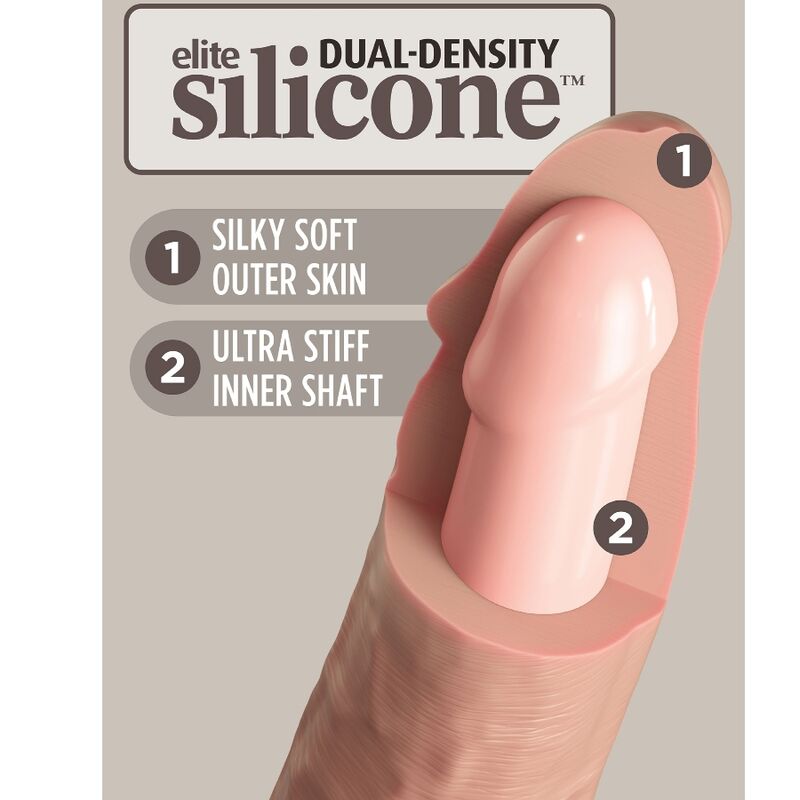 Gode Réaliste King Cock Elite Double Densité 23cm - Pipedream