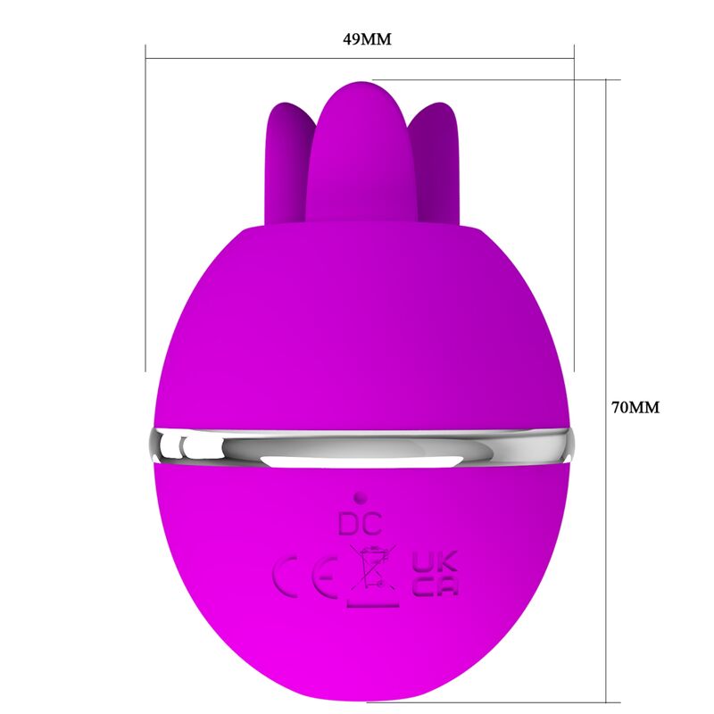Vibrateur Stimulateur Gemini Ball Violet - Pretty Love - PRETTY LOVE FLIRTATION