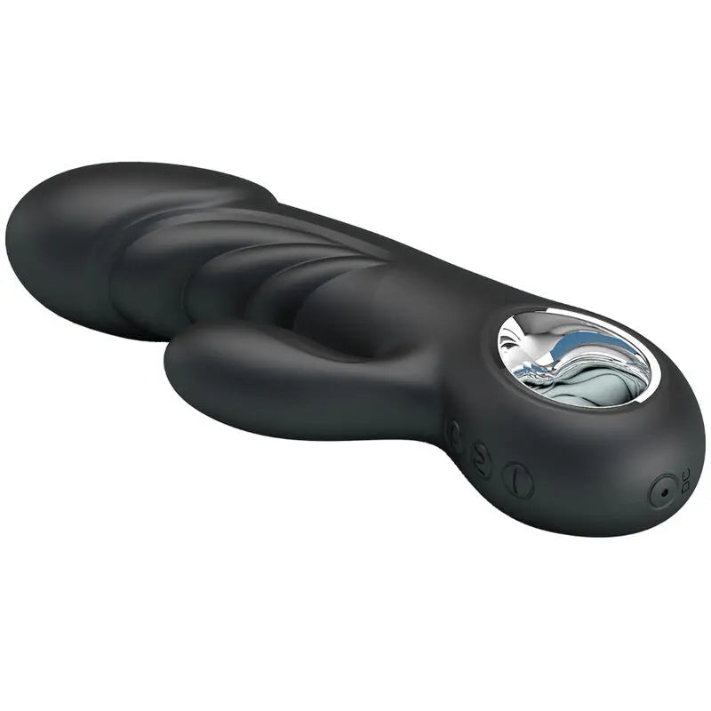 Vibromasseur Ansel Double Stimulation Noir - Pretty Love - PRETTY LOVE