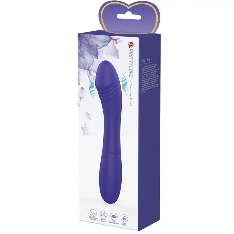Dildo Vibrant Elemental Youth Violet - Pretty Love - PRETTY LOVE YOUTH