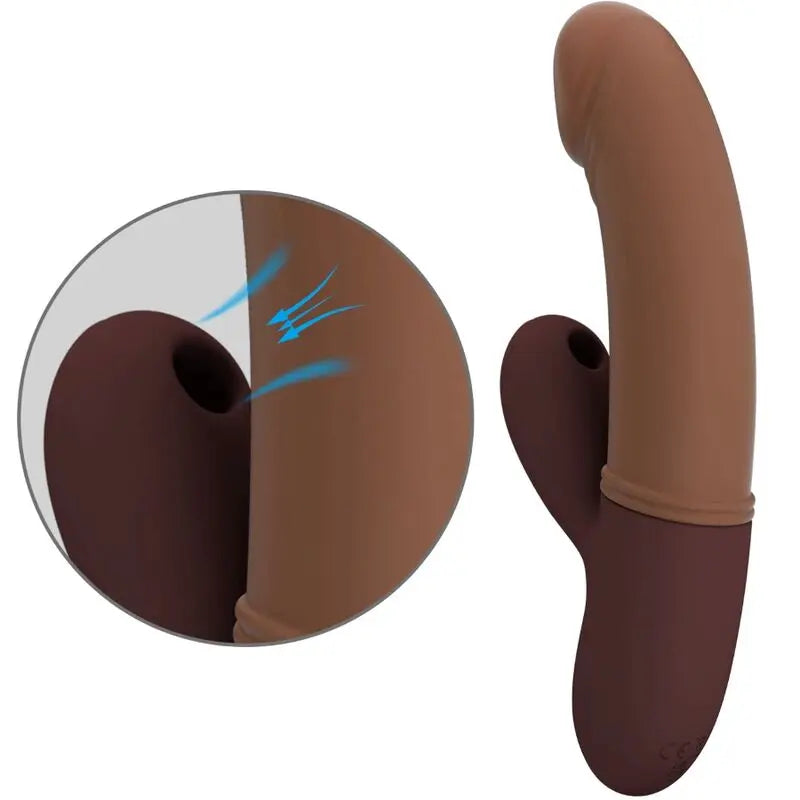 Vibromasseur Pretty Love Kane Point G Aspiration Marron - Pretty Love - PRETTY LOVE FLIRTATION