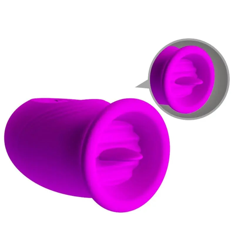 Pretty Love – Oeuf vibrant de poche avec stimulateur effet léchage – Rose