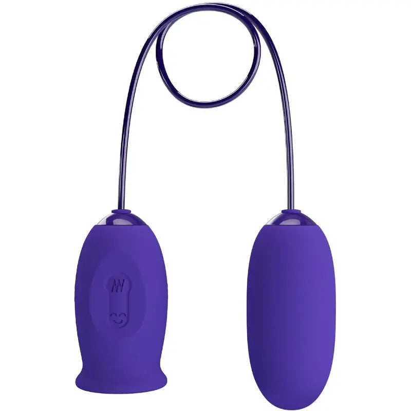 Pretty Love – Oeuf vibrant de Poche avec stimulateur effet léchage – Violet