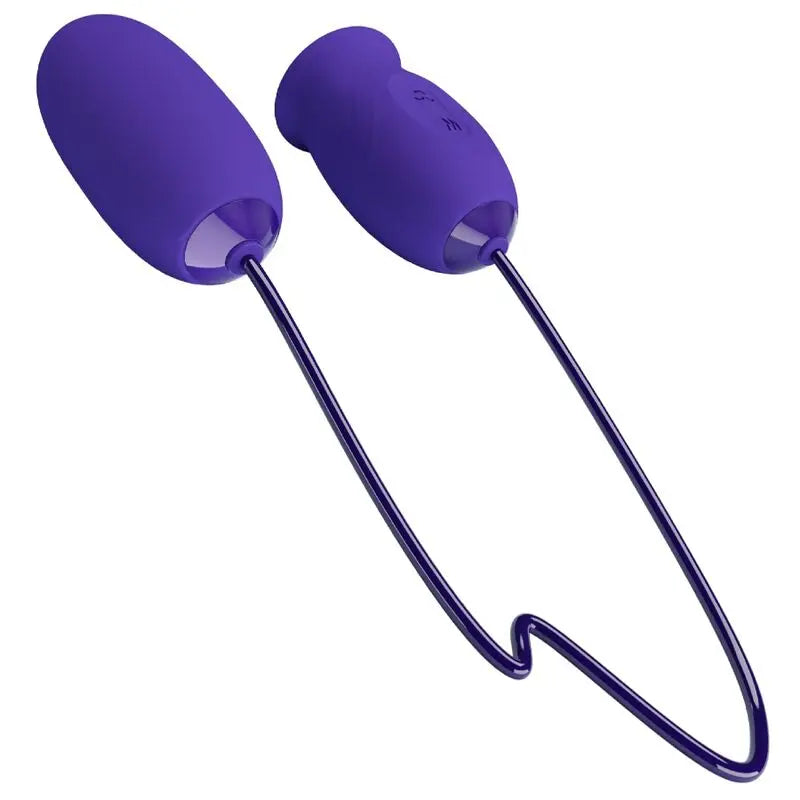 Pretty Love – Oeuf vibrant de Poche avec stimulateur effet léchage – Violet