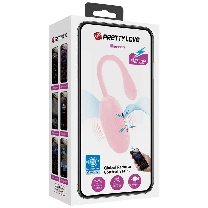 Pretty Love – Oeuf vibrant connecté contrôle smartphone – Rose
