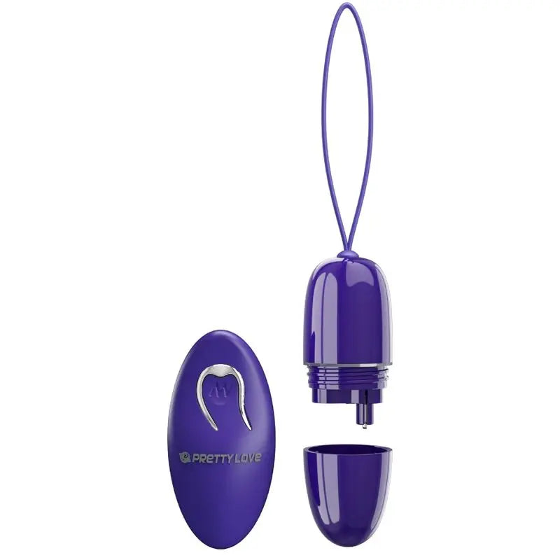 Pretty Love – Oeuf Vibrant Poche avec Télécommande – Violet