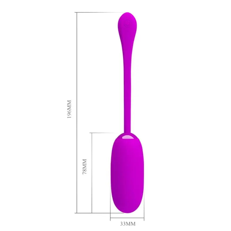 Pretty Love – Oeuf Vibrant Étanche en silicone Julius – Violet