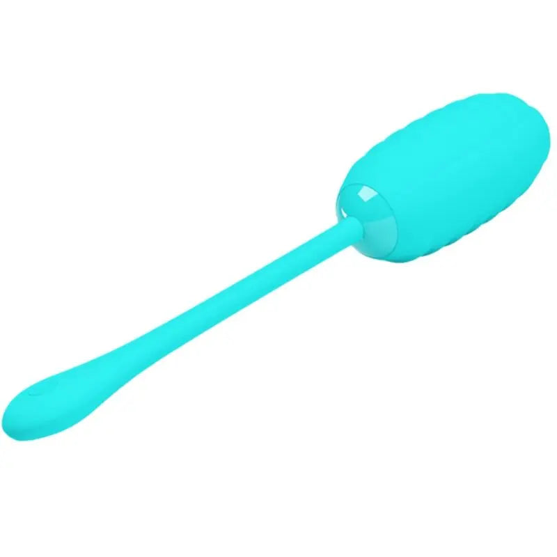 Pretty Love – Oeuf Vibrant Rechargeable en silicone – Bleu turquoise