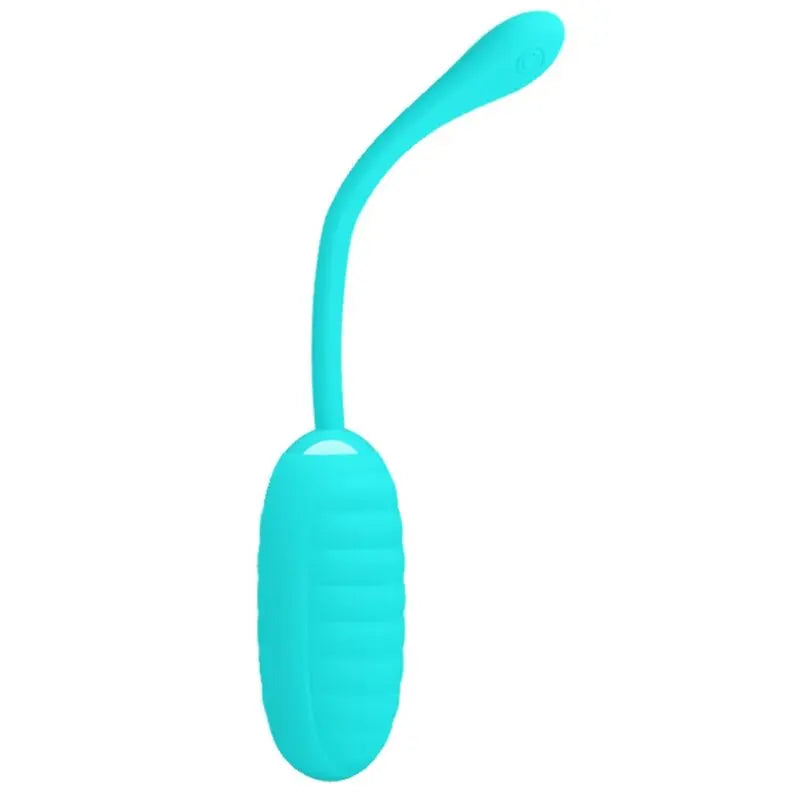 Pretty Love – Oeuf Vibrant Rechargeable en silicone – Bleu turquoise