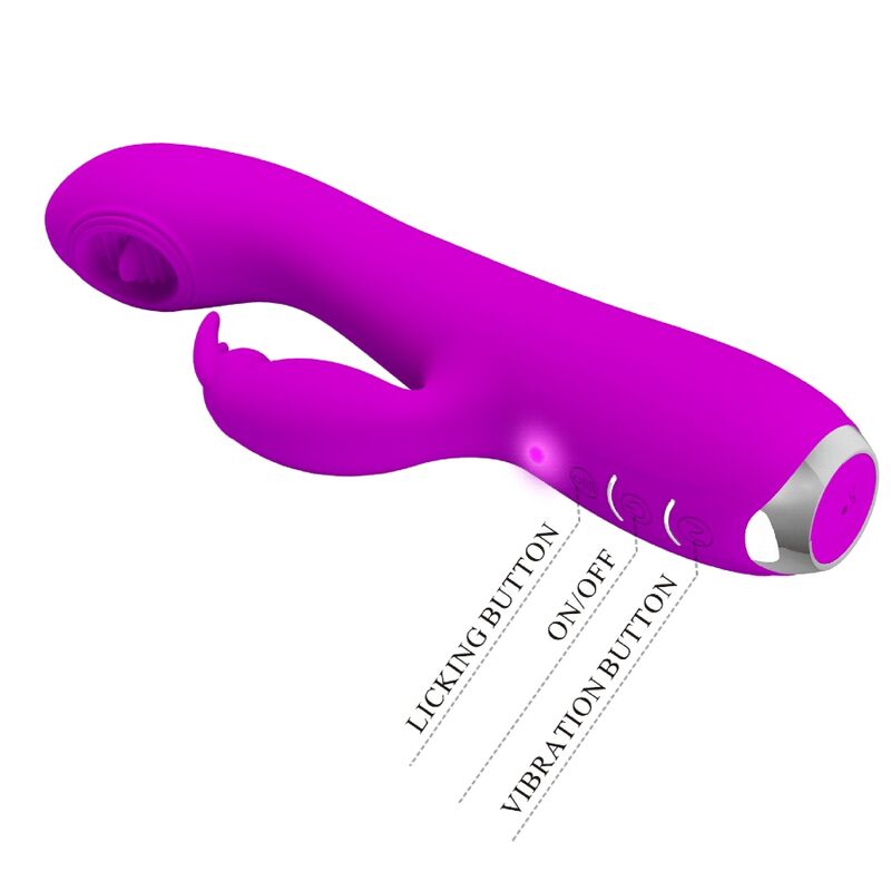 Vibrateur Stimulant Rachel Ondes Pulsantes Violet - Pretty Love - PRETTY LOVE C-TYPE