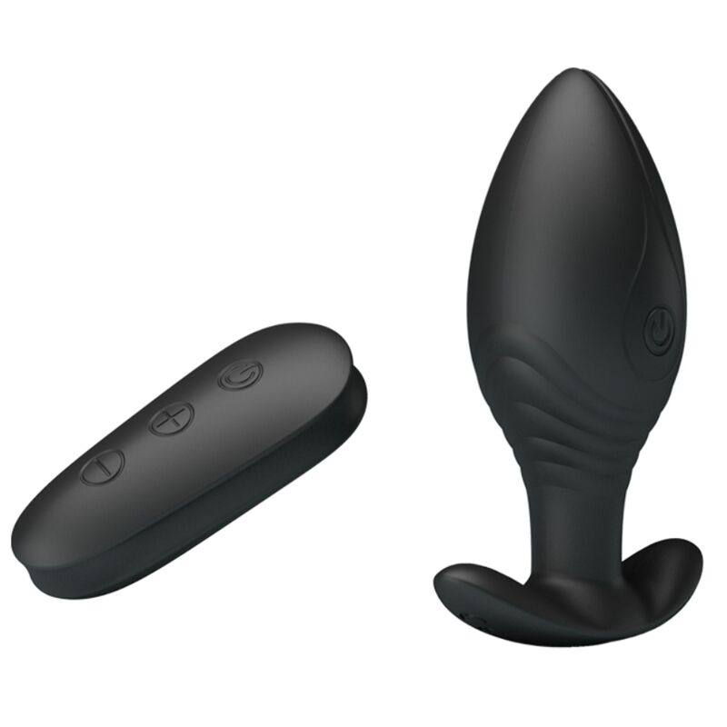 Plug Anal Vibrant Pretty Love Noir avec Télécommande