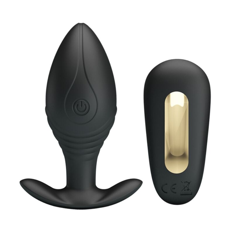 Plug Anal Vibrant Pretty Love Noir avec Télécommande