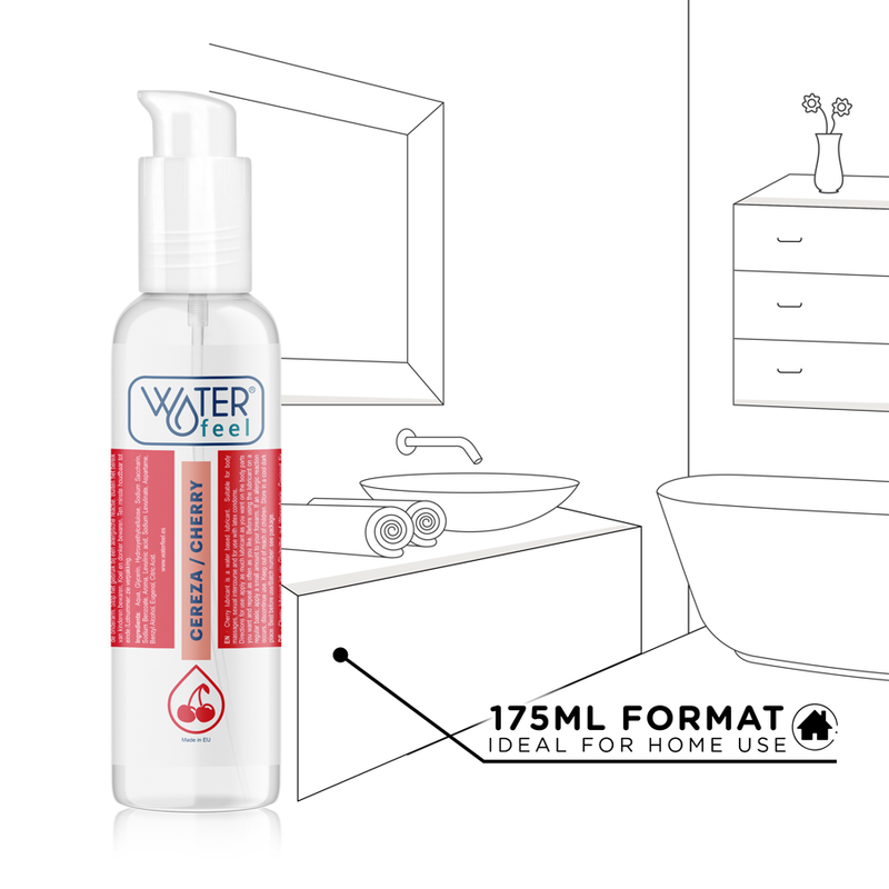 Waterfeel - Lubrifiant Saveur Cerise à base d’eau - 175 ml