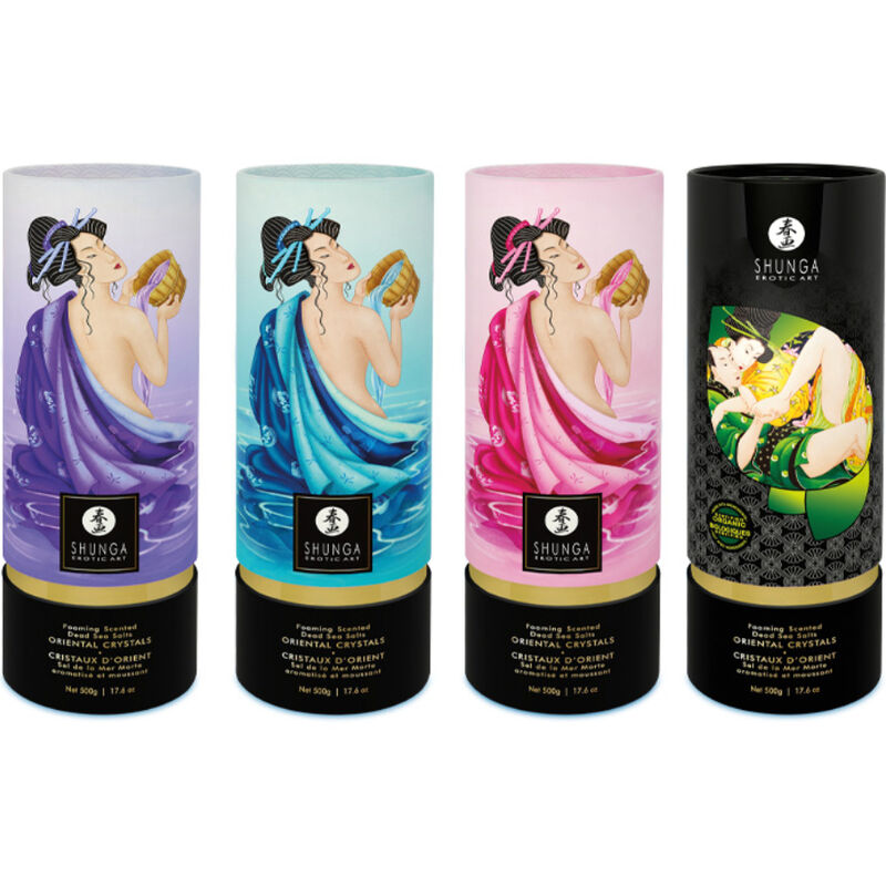 Shunga - Sel de Bain Moussant Cristaux d’Orient Brise d’océan