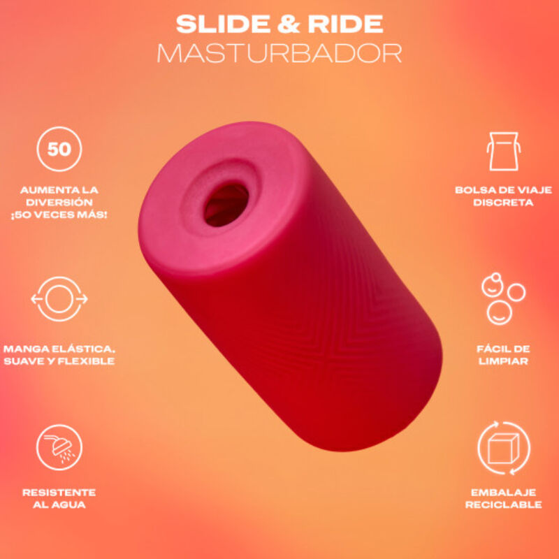 Masturbateur Slide & Ride Étanche - Durex