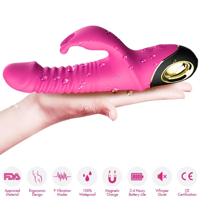 Vibromasseur Lapin Zing Fuchsia - Armony - Armony