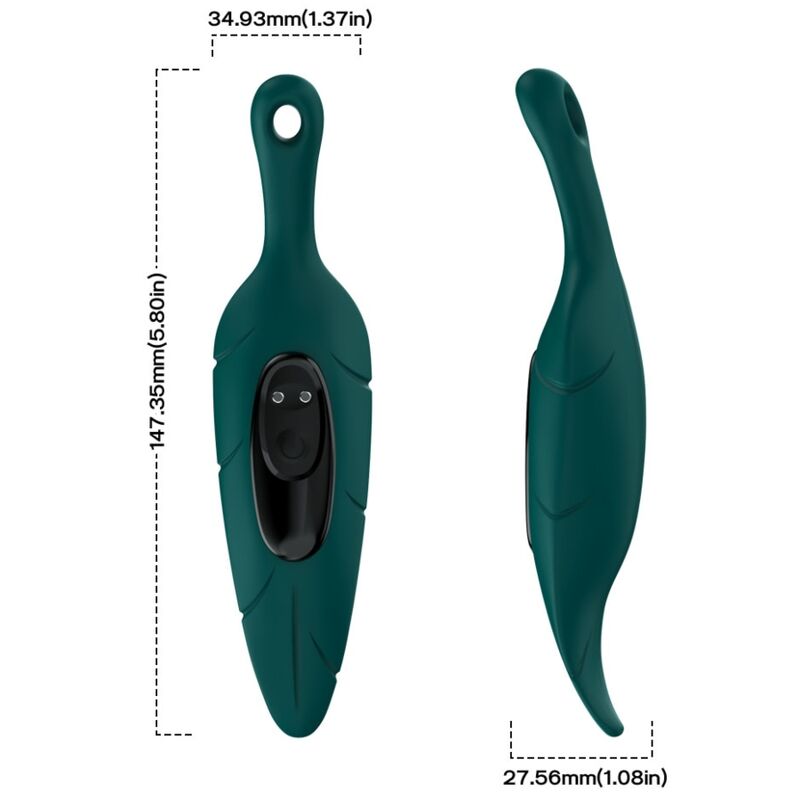 Stimulateur Armony Vibrateur Feuille Vert - Armony