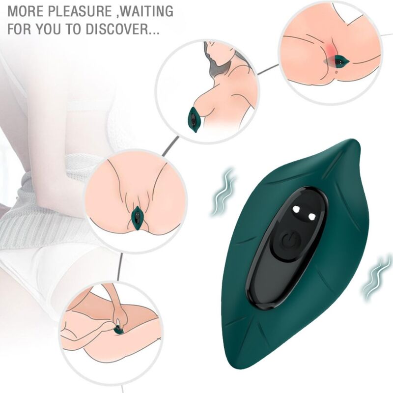 Stimulateur Clitoridien Armony Télécommandé Vert - Armony