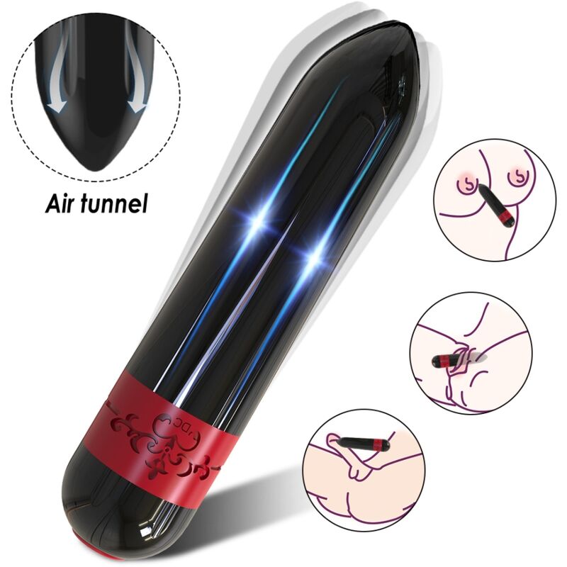 Vibromasseur Bullet Rocket Noir - Armony