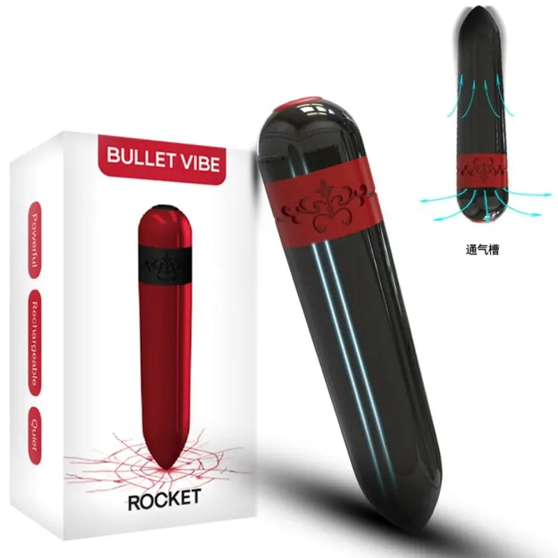 Bullet Vibrateur Rocket Noir avec Télécommande - Armony - Armony