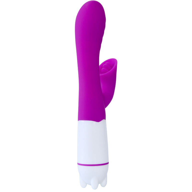Vibromasseur Happy avec Langue Rechargeable Violet - Armony - Armony