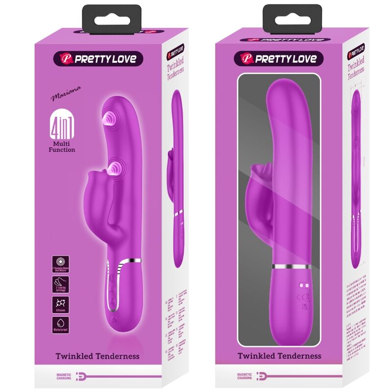 Pretty Love – Vibromasseur Rabbit Gigi Fuchsia