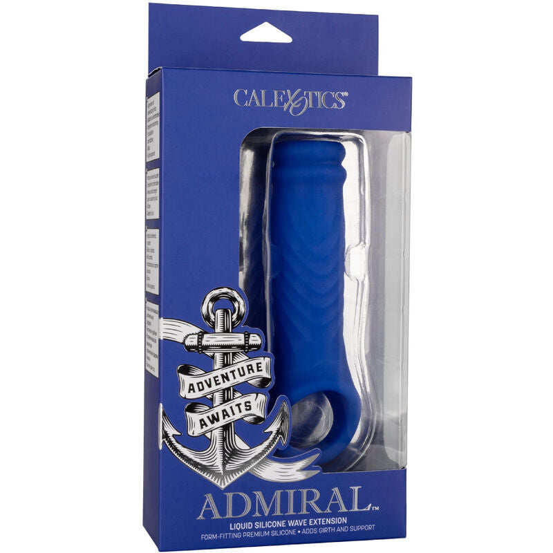 Gaine Pénienne Admiral Wave Bleu Silicone Liquide - CalExotics
