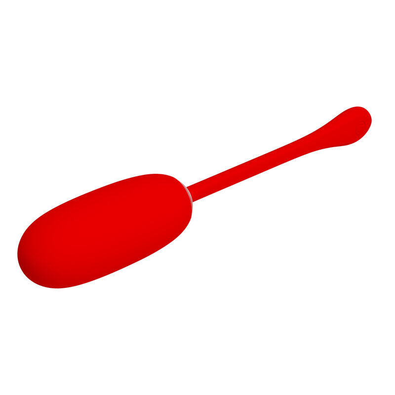 Pretty Love – Oeuf vibrant Étanche et Rechargeable en silicone – Rouge