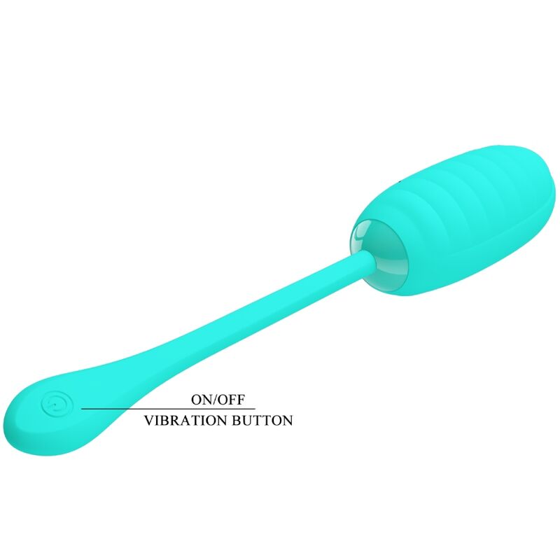 Oeuf Vibrant Rechargeable Silicone Bleu - Pretty Love