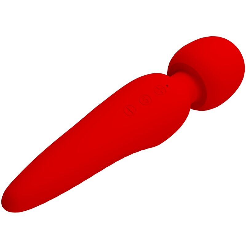 Masseur Vibrant Meredith Étanche Rouge - Pretty Love