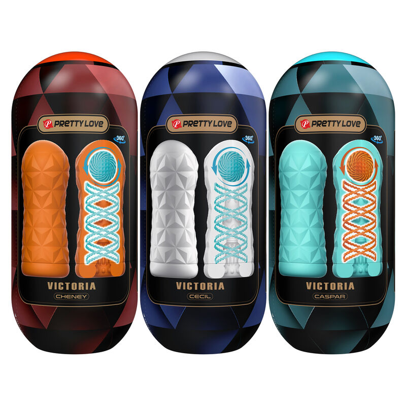 Masturbateurs Victoria Pack 15 Pièces - Pretty Love - PRETTY LOVE MALE