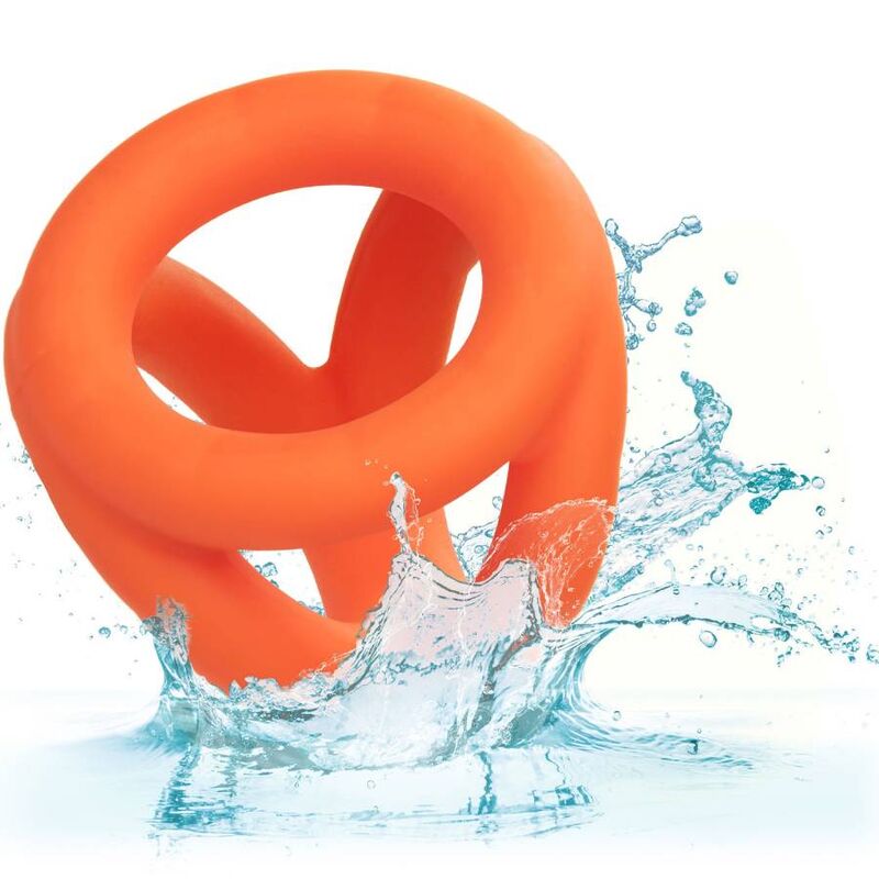 Anneau Pénien Alpha Tri-Anneau Orange - CalExotics