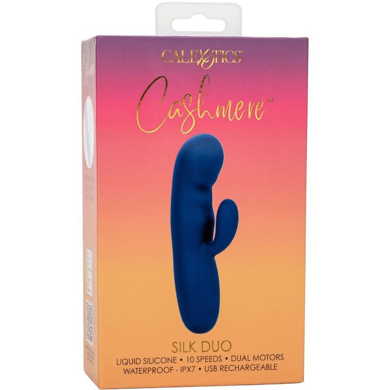 Stimulateur Point G Cashmere Duo Soie Bleu - CalExotics