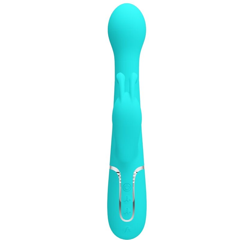 Pretty Love – Stimulateur Rabbit Multifonction 3 en 1 Dejon Bleu