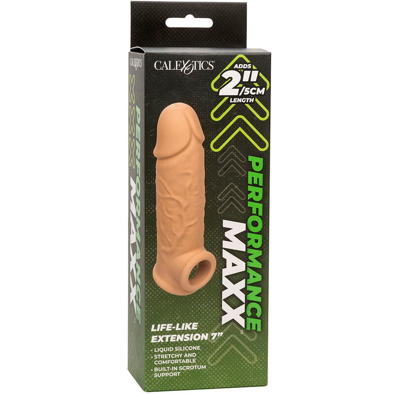 Gaine Pénis Performance Maxx 7 Beige +5cm - CalExotics