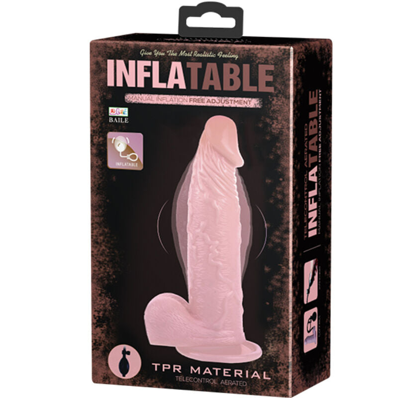 Gode Gonflable Réaliste avec Ventouse 15 cm - Baile