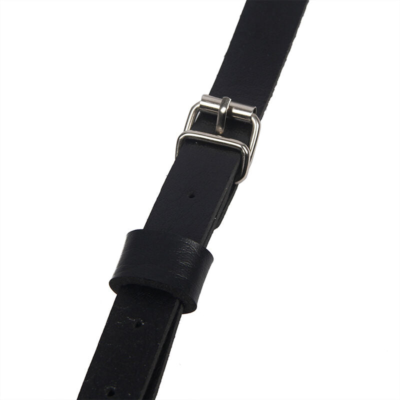 Harnais Poitrine Subblime Anneau Cuir Noir - Subblime - SUBBLIME FETISH