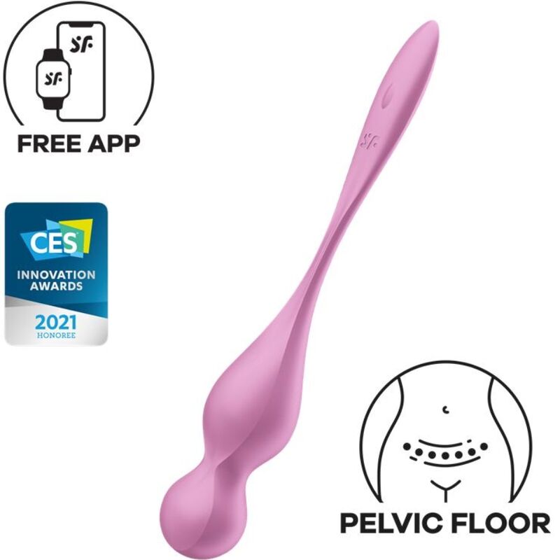 Boules de Geisha Vibrantes Love Birds 1 Rose - Satisfyer