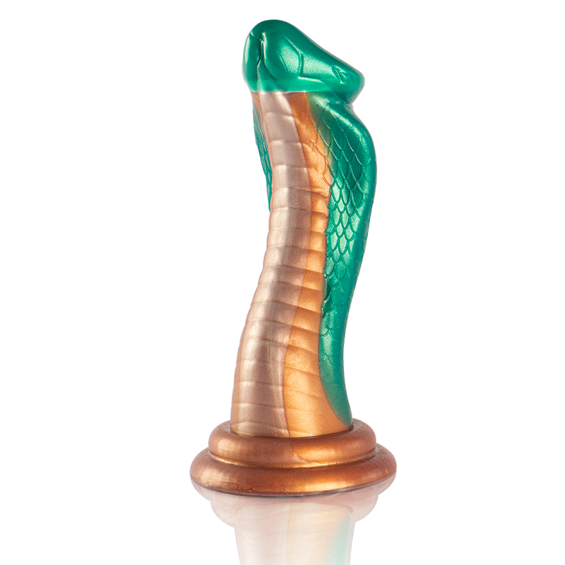 Gode Python Cobra Vert, Design Écailleux Fantasy - Epic
